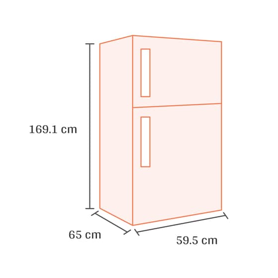 HISENSE RT422N4ACE Total No Frost 612 Lt Ασημί Δίπορτο image 1