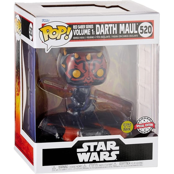 Funko Pop! Star Wars - Red Saber Collection - Darth Maul #520 image 1