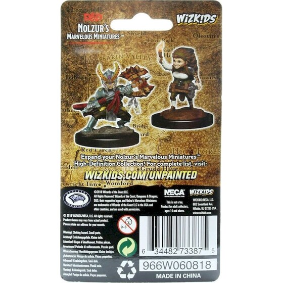 D&D Nolzur's Marvelous Miniatures - Halfling Fighter Female (Wizkids Games) image 3