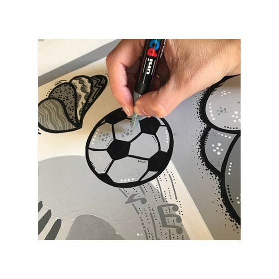 Μαρκαδόρος Ζωγραφικής Uni Posca PC-5M Ροζ image 3