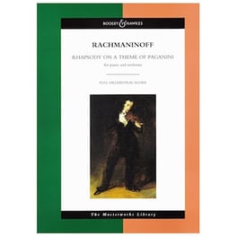 Rachmaninoff - Rhapsody On A Theme Of Paganini [full Score]