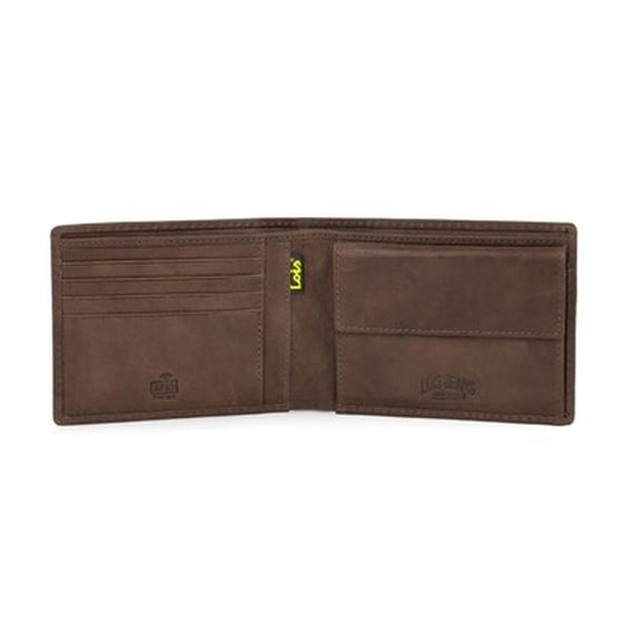 Πορτοφόλι Ανδρικό Δερμάτινο Lois Καφέ Ανοιχτό image 1