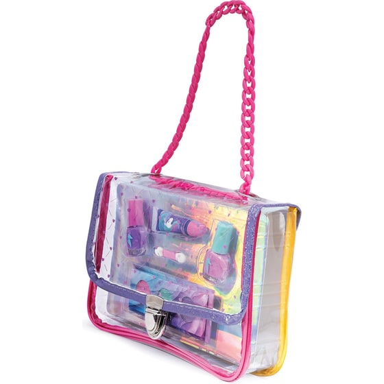 HappiHobbi Σετ Ομορφιάς σε Ροζ Τσάντα με Αλυσίδα image 1