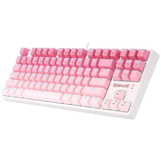 Redragon K645 Gaming Ενσύρματο Πληκτρολόγιο με RGB Φωτισμό Ροζ (US) image 2