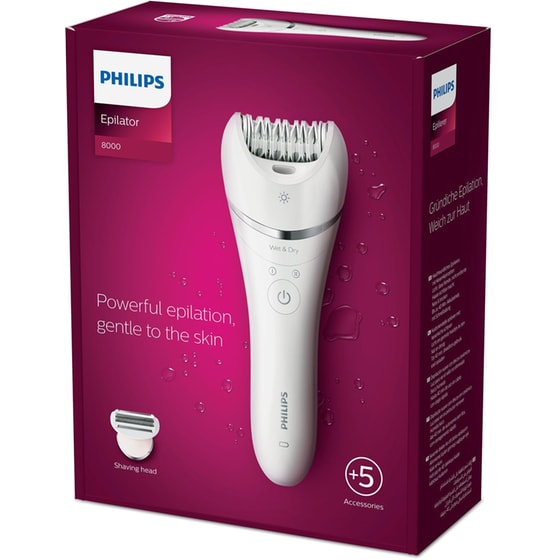 Σετ Αποτρίχωσης Σώματος PHILIPS BRE 710/00 για Υγρή και Στεγνή Χρήση Λευκό image 2