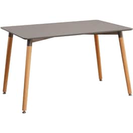 Τραπέζι Artelibre Owlet από Mdf/Ξύλο 120x80x74 cm - Γκρι