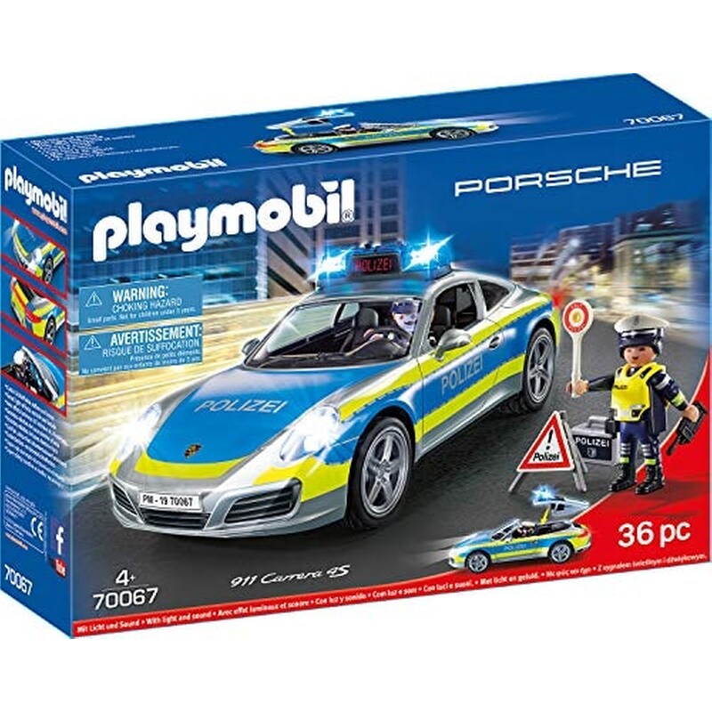 PLAYMOBIL City Action 70067 – Αστυνομικό Όχημα Porsche 911 Carrera 4s, Αγόρι, Κορίτσι