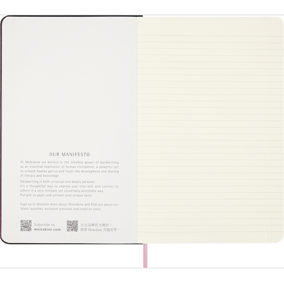 Σημειωματάριο Moleskine&nbsp;Ruled&nbsp;Hard&nbsp;Large Blackpink image 3