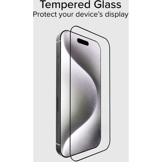 Προστατευτικό Οθόνης Apple iPhone 15 Pro - SBS Full Cover Glass Screen Protector image 2