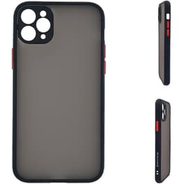 Θήκη Apple iPhone 11 Pro Max - Sonique Color Button Bumper - Μαύρο