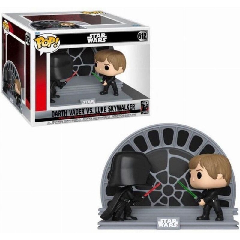 FUNKO Funko Pop! Moment - Star Wars - Return of the Jedi - Luke Skywalker vs Darth Vader #612