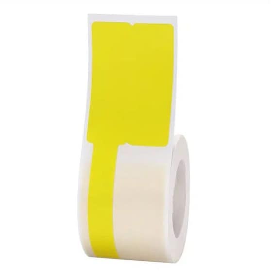 Θερμικά αυτοκόλλητα ετικετών NIIMBOT 25 x 38mm - 100 τμχ - Κίτρινο image 0