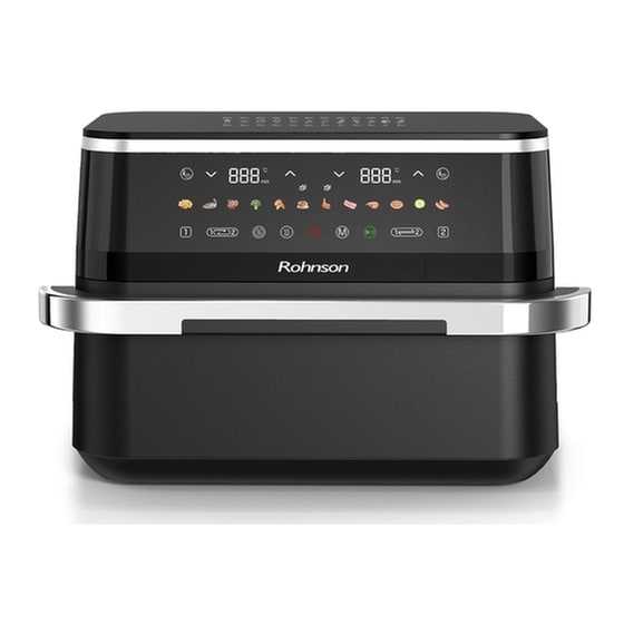 ROHNSON R-28019 με Αποσπώμενο Κάδο 9 L 3100 W Μαύρο Φριτέζα Αέρος image 0