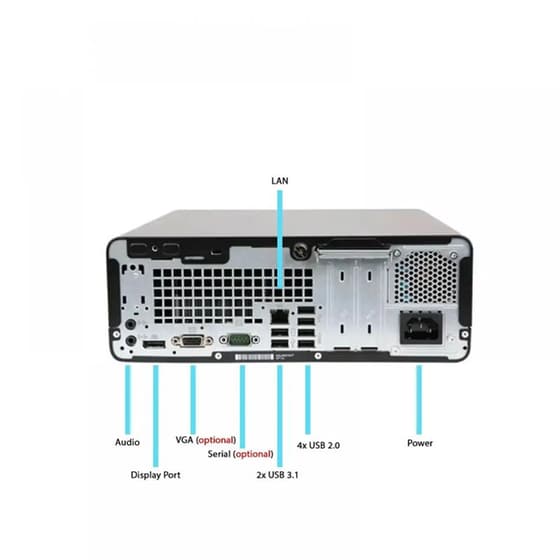 Refurbished Desktop HP 400 G6 (Intel Core i7-9700/8 GB/256 GB SSD/UHD Graphics/Win11Home) | Grade A image 1