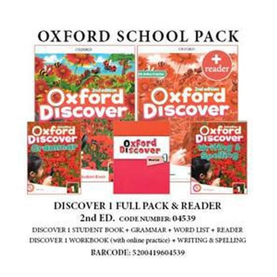 Discover 1 (2nd Ed) Full Pack & Reader -04539 (A1-A2) image 0