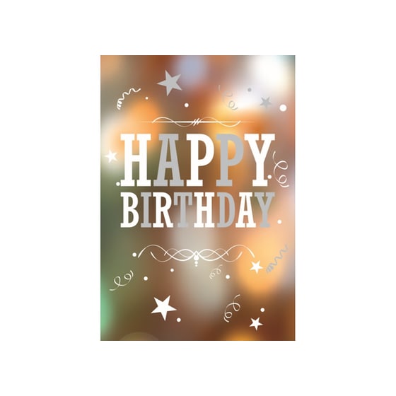 Ευχετήρια Κάρτα 12 Εποχές Happy Birthday SL15 Silver image 0