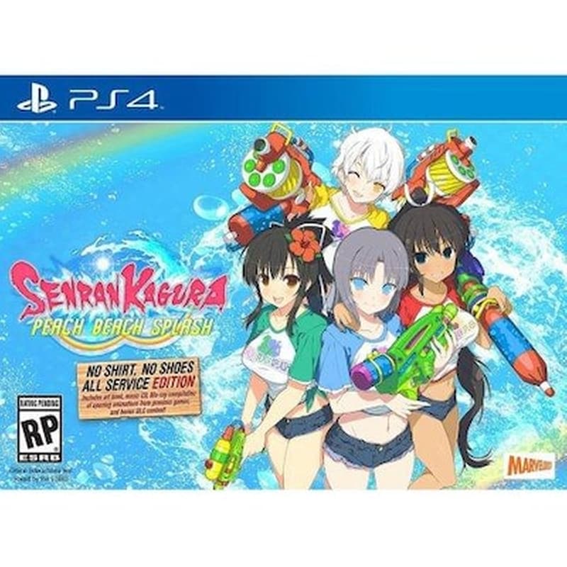 PS4 Game – Senran Kagura: Peach Beach Splash no Shirt No Shoes All Service Edition