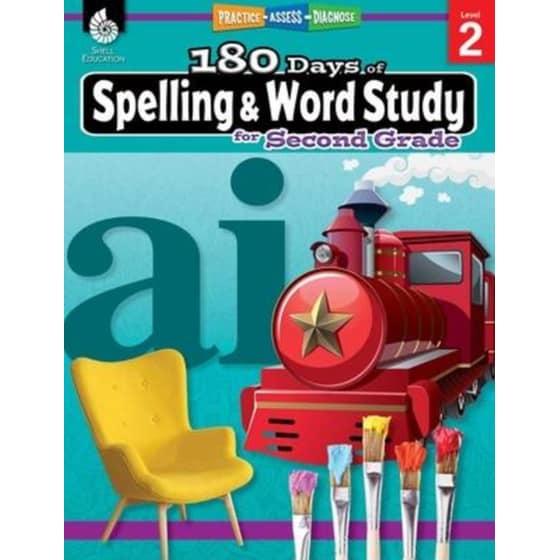 180 Days of Spelling and Word Study for Second Grade: Practice, Assess, Diagnose image 0