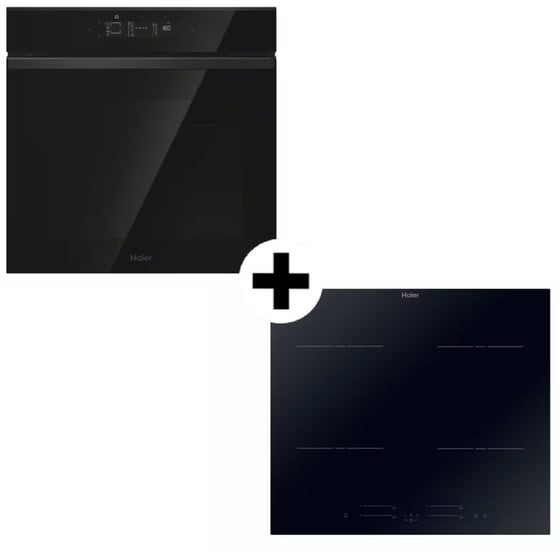 HAIER HAISJ64MC & ID66G3HTB 78 Lt Εντοιχιζόμενο Σετ Φούρνος και Εστία image 0
