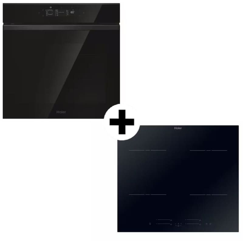 HAIER HAIER HAISJ64MC ID66G3HTB 78 Lt Εντοιχιζόμενο Σετ Φούρνος και Εστία