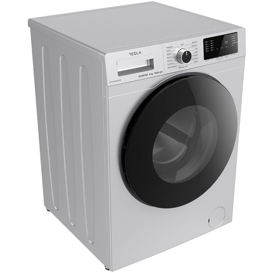 TESLA WF101460KSGR 10 kg 1.400 Στροφές Ασημί Πλυντήριο Ρούχων image 3