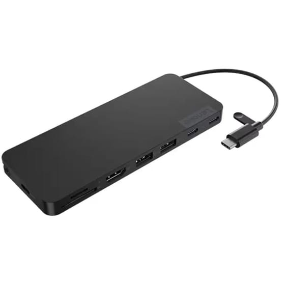 Docking Station Lenovo USB-C Slim Travel - Μαύρο image 8