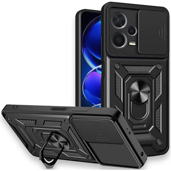 Θήκη Xiaomi Poco X5 - Bodycell Armor Slide - Black image 0