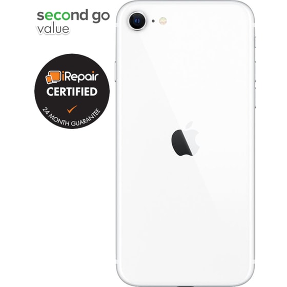 Μεταχειρισμένο Apple iPhone SE (2nd Gen) 64GB White second go value Certified by iRepair image 3