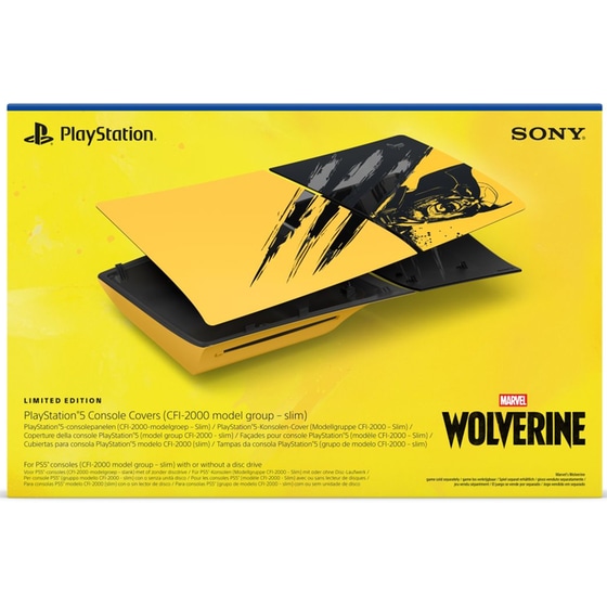 Κάλυμμα Κονσόλας PlayStation 5 (Slim Edition) Marvel’s Wolverine Battle Yellow Limited Edition image 1