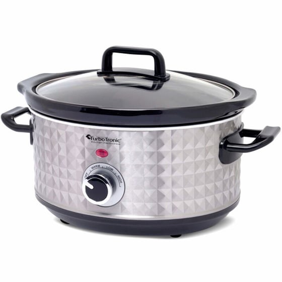 Πολυμάγειρας TURBOTRONIC TT-SC3D 2000 W 3.5 L Ασημί image 2