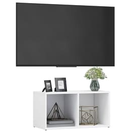 Έπιπλο Τηλεόρασης VidaXL από Μοριοσανίδα 72x35x36.5 cm - Λευκό