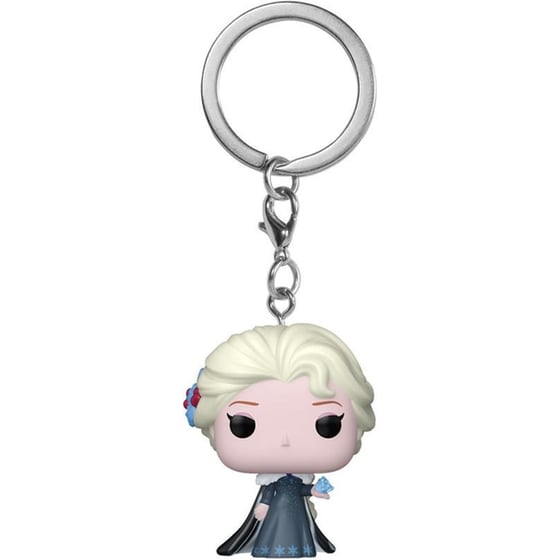 Funko Pocket Pop! Keychain  - Disney Princess Holiday  - Elsa image 0