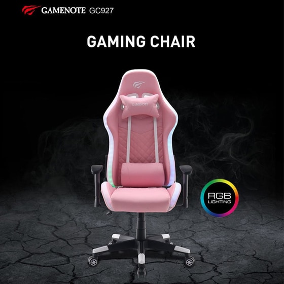 Καρέκλα Gaming Gamenote από Τεχνητό Δέρμα Gc927 21.11.0014 - Ροζ image 1
