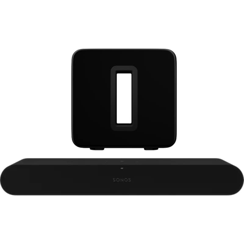 SONOS Sonos Ray Soundbar 2.0 + Subwoofer Sonos Sub (Gen3) - Μαύρο