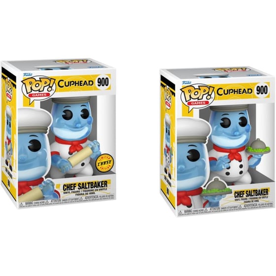 Funko Pop! Games - Cuphead - Chef Saltbaker #900 & Chase image 1
