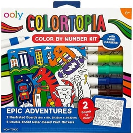 Σετ Ζωγραφικής με Αριθμούς Ooly Colortopia Epic Adventures