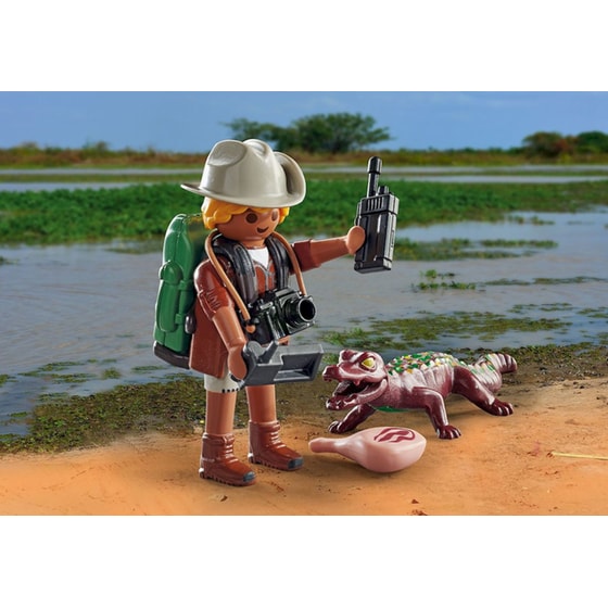 PLAYMOBIL® Special Plus Εξερευνητής με Αλιγάτορα (71168) image 1