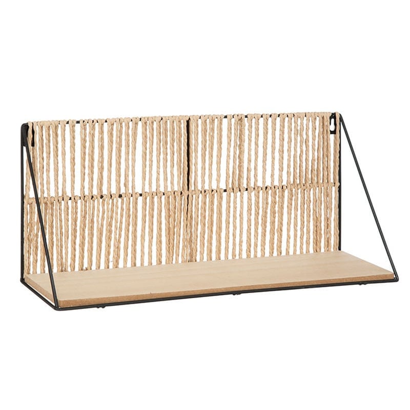 Ράφι Τοίχου Spitishop από MDF 48x12x21cm - Μπεζ