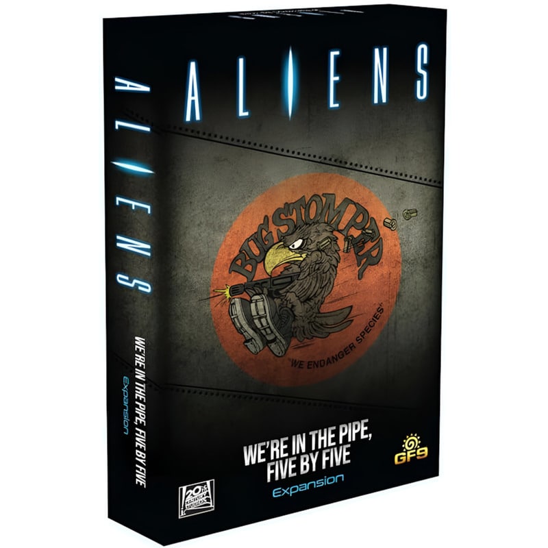 GALE FORCE 9 Aliens: Another Glorious Day In The Corps – Were In The Pipe, Five By Five English Edition, 1-6 Players, 14+ Y.o