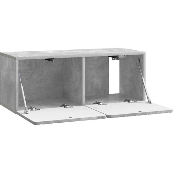 Επιτοίχιο Έπιπλο Τηλεόρασης VidaXL 78.5x31x30 cm - Γκρι image 4