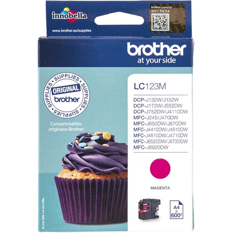 Brother LC-123M Ματζέντα Μελάνι Εκτυπωτή BROTHER