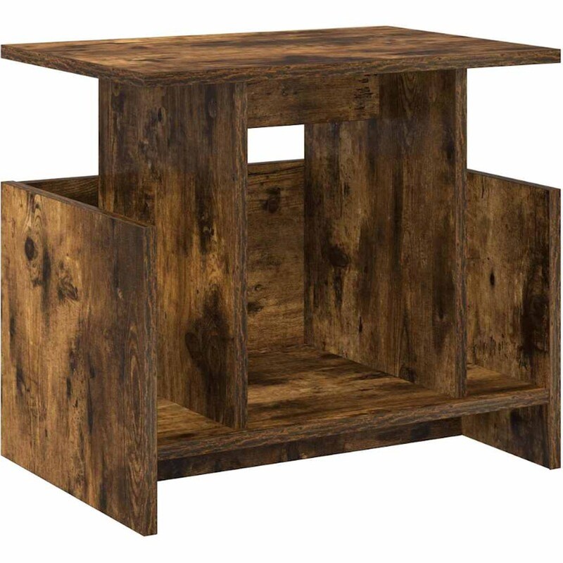Έπιπλο Τηλεόρασης VidaXL 50 x 35 x 45 cm - Καπνιστή Δρυς