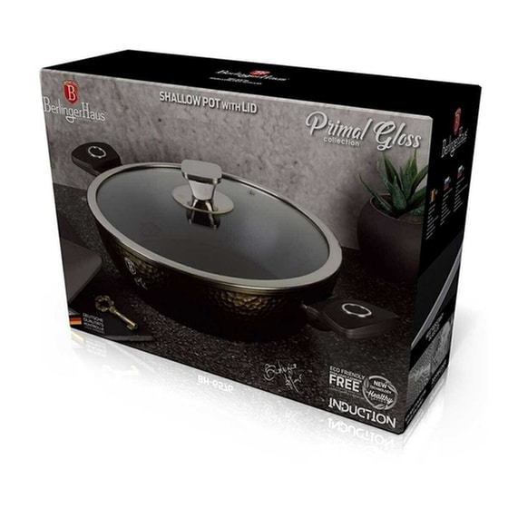 Κατσαρόλα BERLINGER HAUS BH6577 28 cm 3.8 L Μαύρο image 1