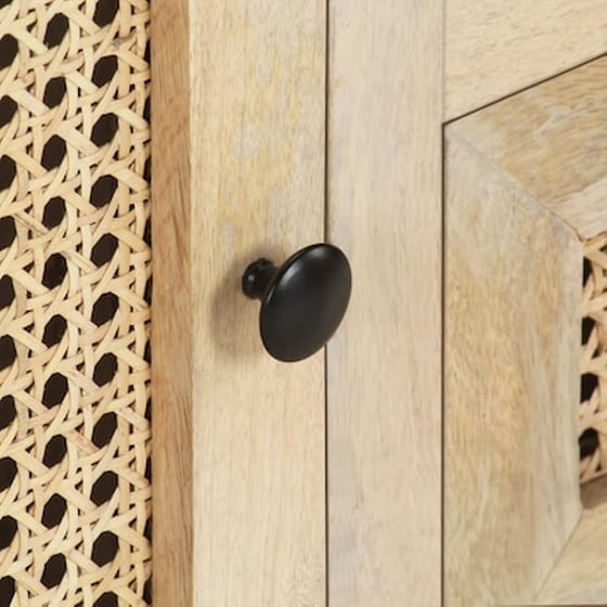 Έπιπλο Τηλεόρασης VidaXL Ξύλο Μάνγκο 120x30x40 cm - Μπεζ image 3