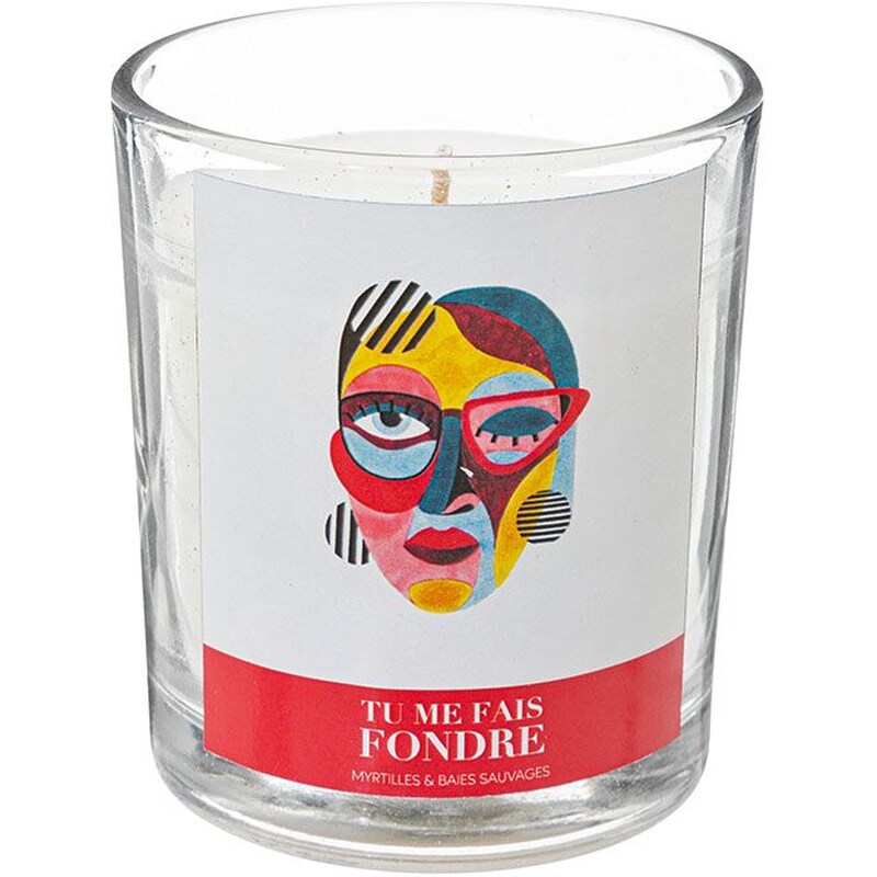 Αρωματικό Κερί Spitishop A-s Jomy 192726e 8x9cm - Μύρτιλο