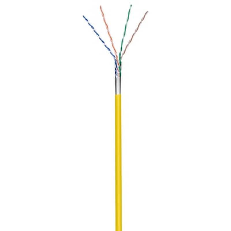 Καλώδιο Goobay 93266 F/UTP Cat.5 Yellow 100m