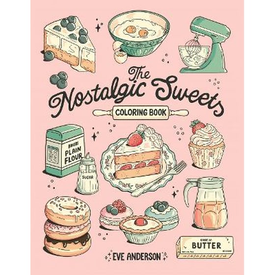 The Nostalgic Sweets Coloring Book image 0