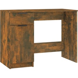 Γραφείο VidaXL από Επεξεργασμένο Ξύλο 100x50x75 cm - Καπνιστή Δρυς
