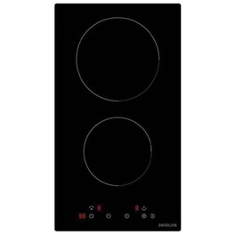 DAVOLINE DVC 30T 30 cm Μαύρο Εστία Κεραμική Domino Αυτόνομη