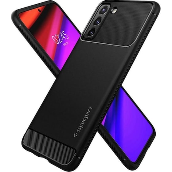 Θήκη Samsung Galaxy S21 - Spigen Rugged Armor - Matte Black image 2